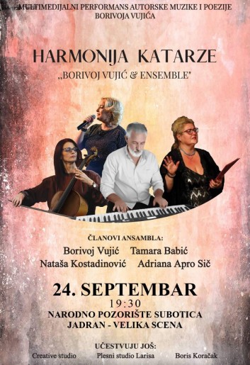 Multimedijalni koncert autorske muzike i poezija Borivoja Vujića