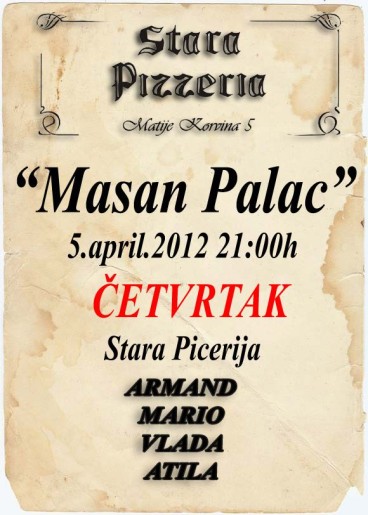 Masan palac - Akustična svirka