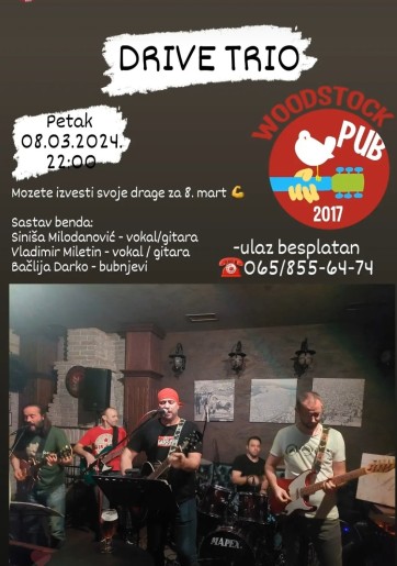 Rock svirka - the DRIVE TRIO