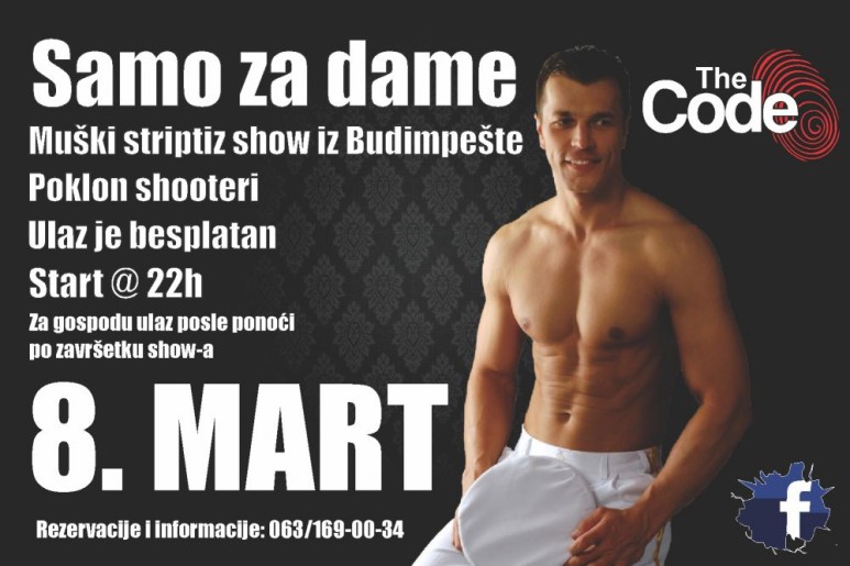 Muški striptiz, samo za dame