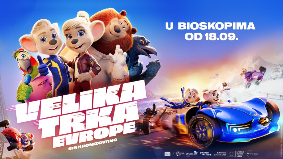 Animirani film:  Velika trka Evrope (sinhronizovano na srpski)