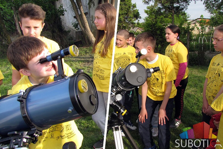 Osnovci otkrivali tajne astronomije