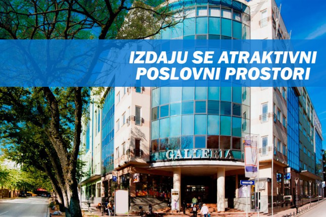 Atraktivni poslovni prostori u hotelu Galleria