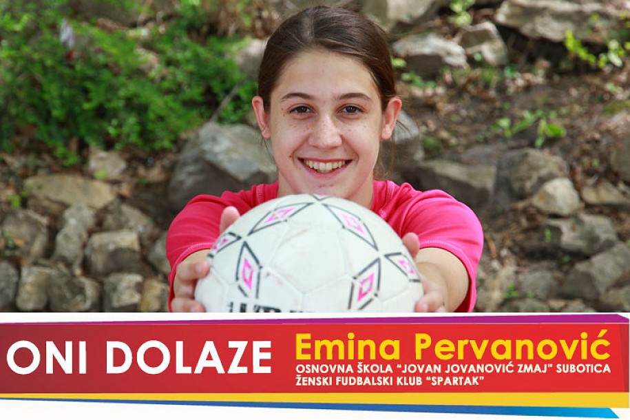 Oni dolaze: Emina Pervanović, učenica OŠ "Jovan Jovanović Zmaj" i kapiten kadetkinja ŽFK "Spartak"