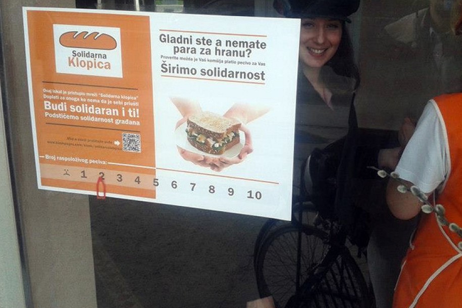 Prva "Solidarna klopica" u Subotici
