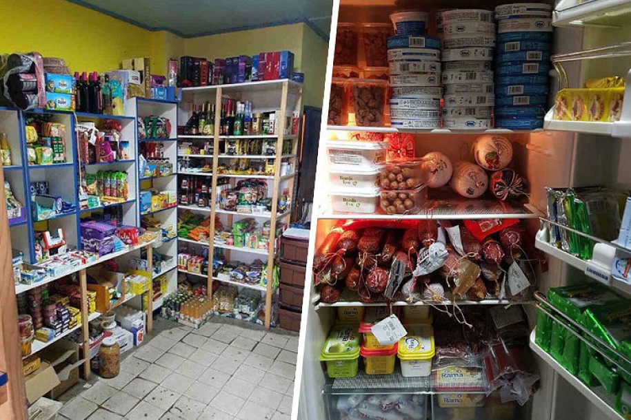 Otkriven magacin sa većom količinom robe stranog porekla