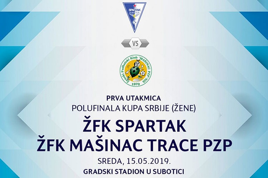 Fudbal (Ž): Spartak od 17 časova igra prvi meč polufinala Kupa Srbije