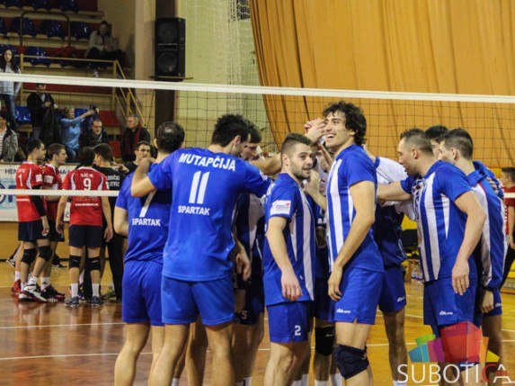 Odbojkaši Spartaka drugi deo sezone započeli pobedom