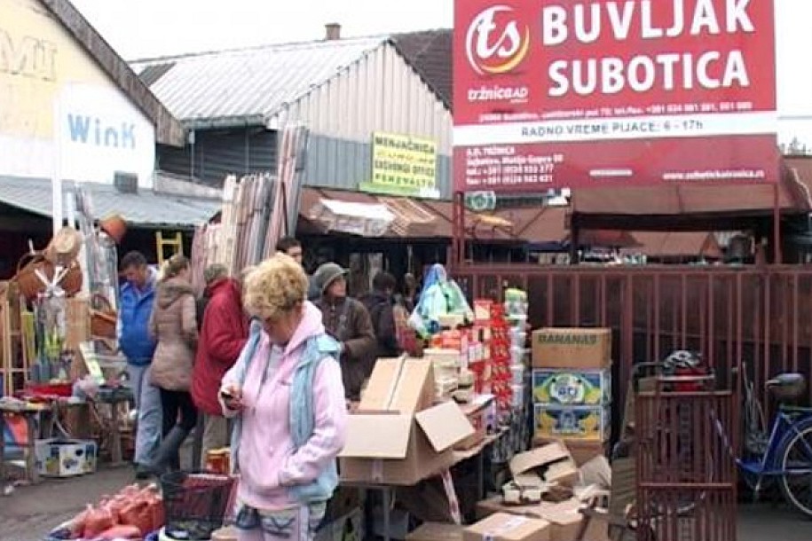 Mušterije iz Mađarske opsedaju subotički buvljak