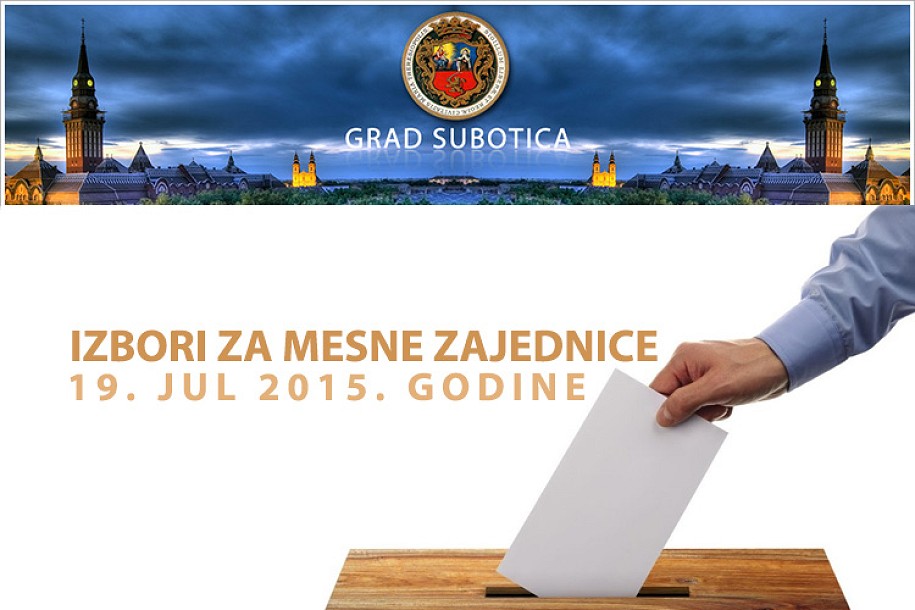 Izbori za mesne zajednice 19. jula