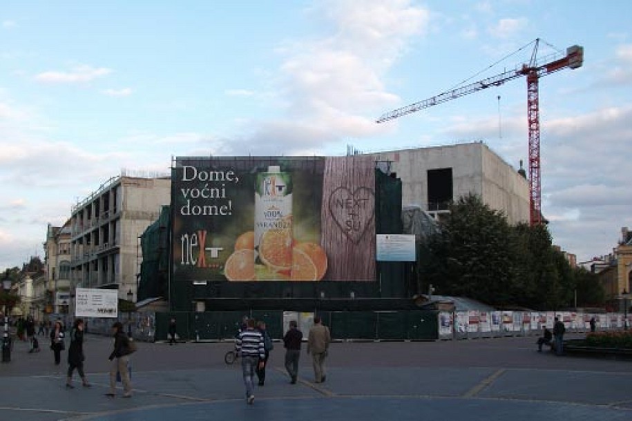 Radovi na zaštićenom delu Narodnog pozorišta