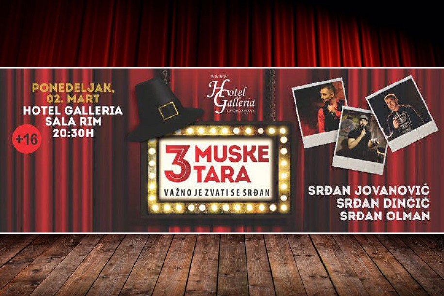 Veče stand up komedije - "Važno je zvati se Srđan"