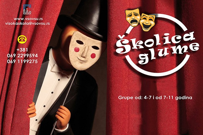 Škola glume za decu od 4 do 11 godina - prijave u toku!