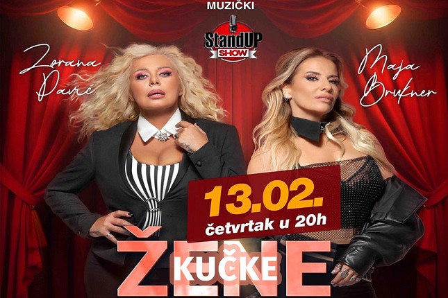 Muzički stendap "Žene kučke" 13. februara u Nepkeru