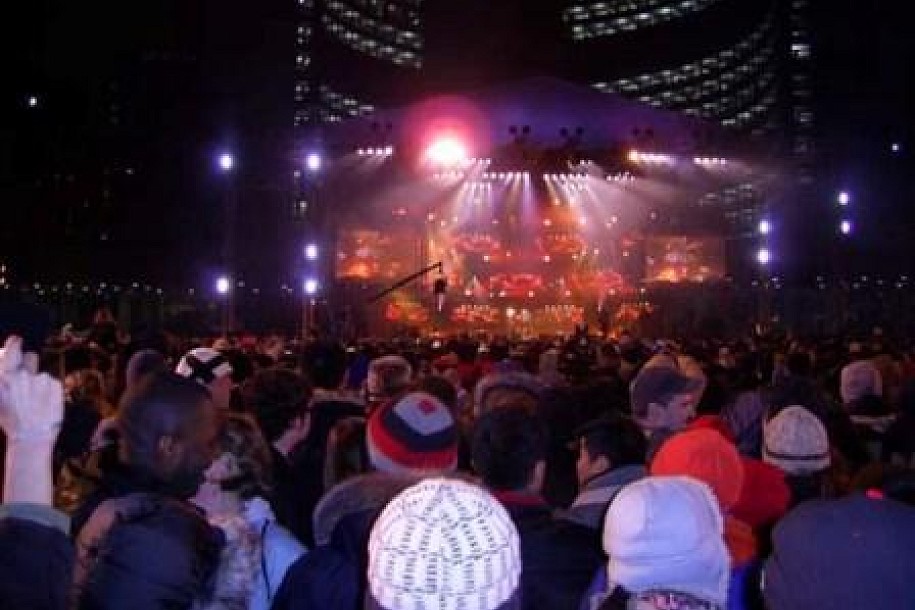 Organizovani doček Nove godine na glavnom gradskom trgu u Subotici