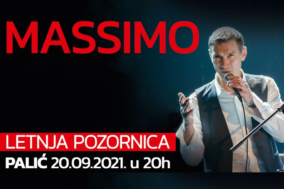 Koncert Masima Savića 20. septembra na Letnjoj pozornici