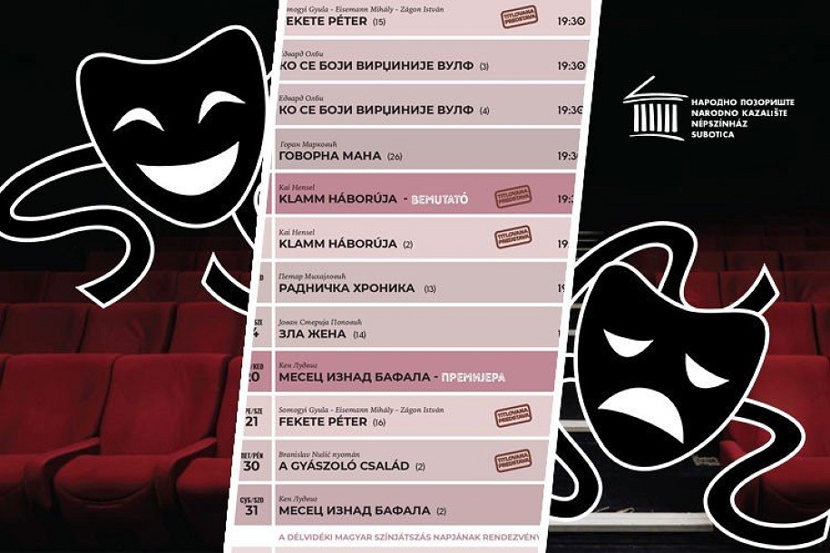 Repertoar Narodnog pozorišta za oktobar