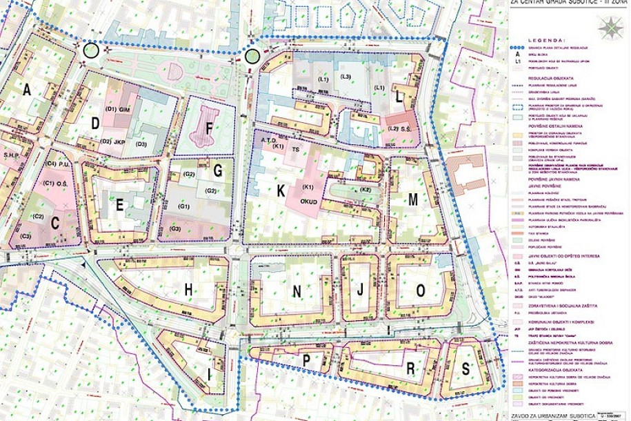 Javni uvid plana uređenja užeg centra grada