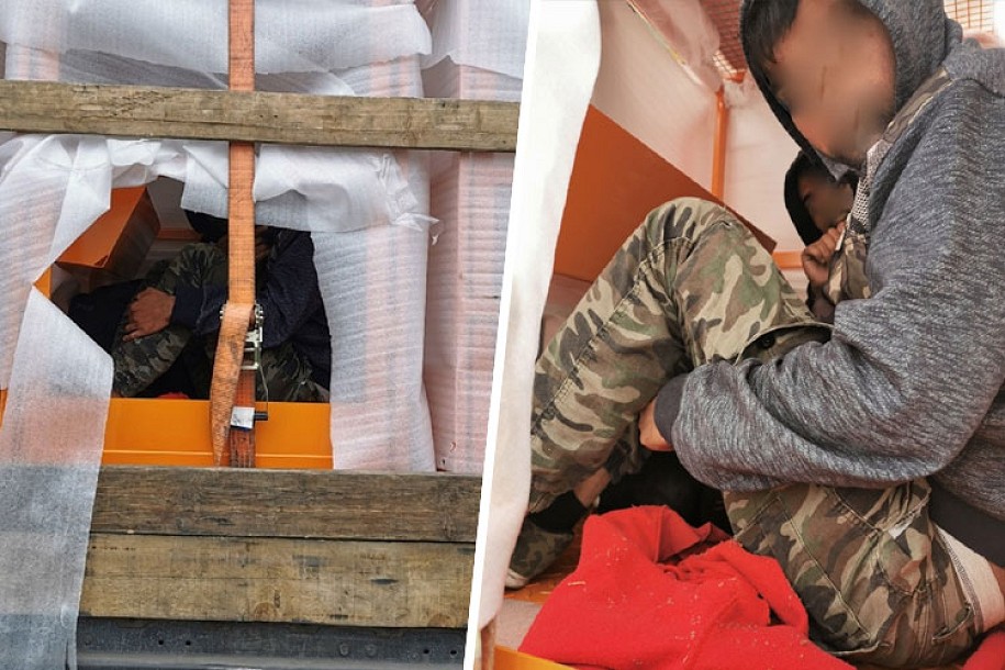Migranati na Horgošu krišom ušli u prikolicu kamiona, carinici ih otkrili