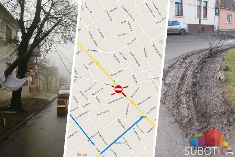 Veliki kamioni prave štetu u uskim ulicama