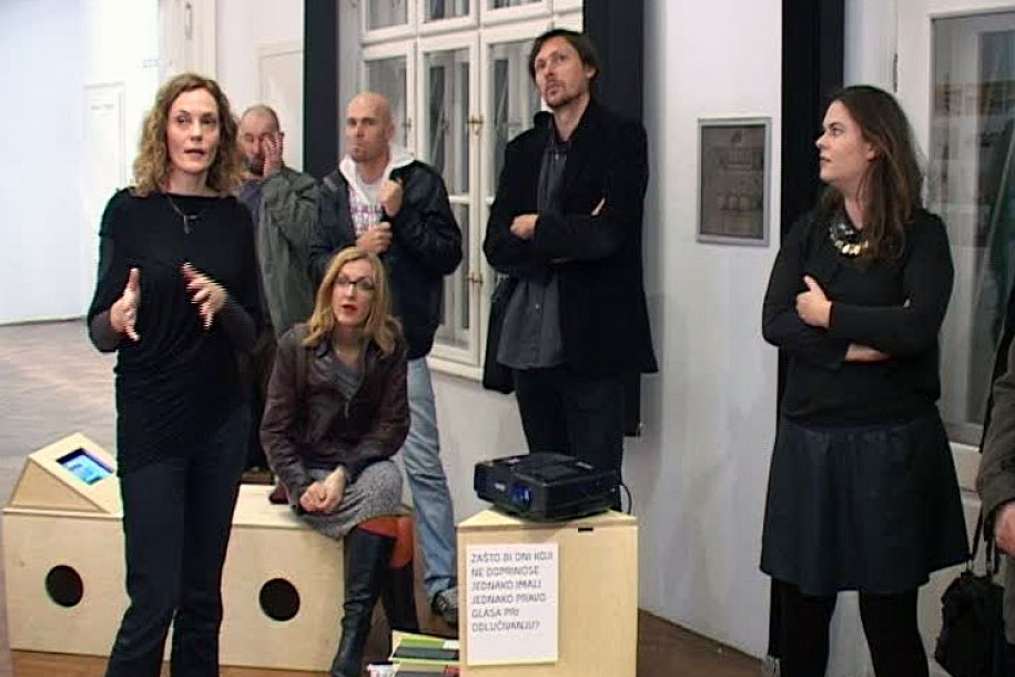 Otvorena izložba "Drugo lice demokratije" Andreje Kulunčić
