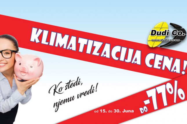 Velika Dudi Co klimatizacija cena