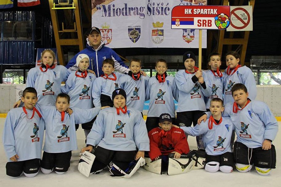 Hokejaši Spartaka (U8) najbolji na Međunarodnom turniru u Beogradu