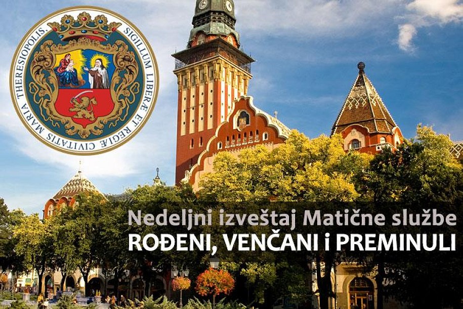 Rođeni, venčani i preminuli (6-12. maj)