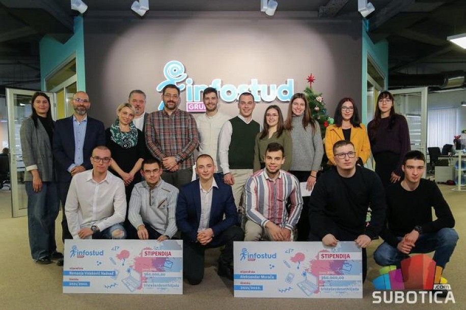 „Infostud“ dodelio stipendije najboljim studentima u Subotici