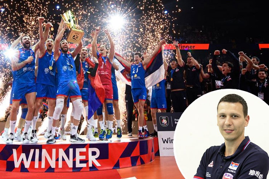 Odbojkaška reprezentacija Srbije na tronu Evrope, Igor Žakić deo stručnog štaba šampiona