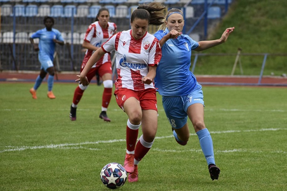 „Golubice“ pretrpele prvi poraz, Zvezda bolja u derbiju kola