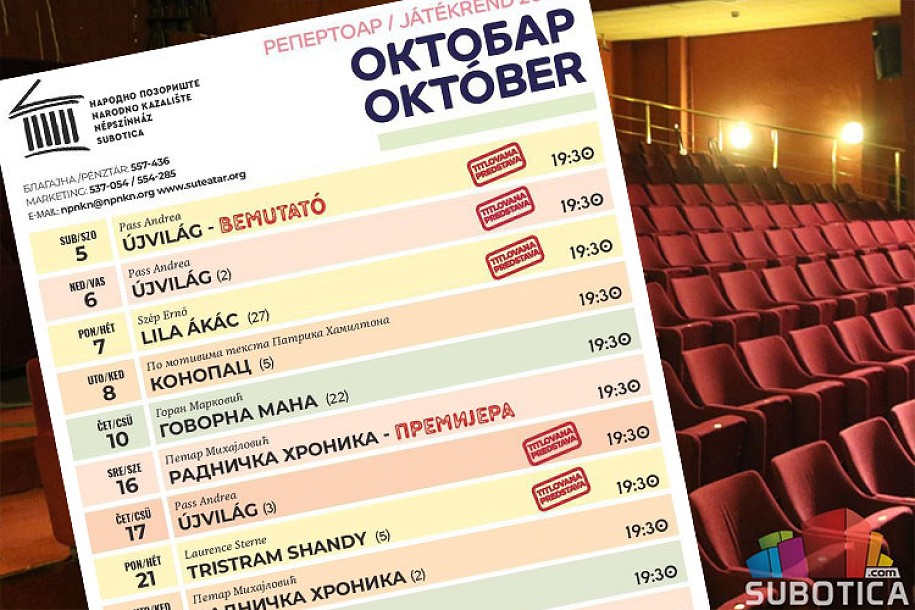 Počinje nova sezona u Narodnom pozorištu