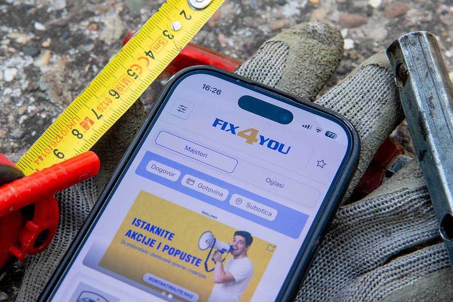"Fix4You" povezuje građane i majstore: Subotičanin razvio aplikaciju za lakše pronalaženje zanatlija