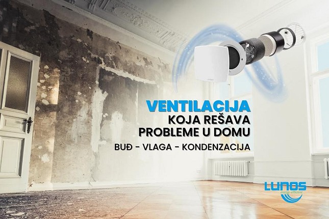 Rešenje za buđ, vlagu i alergene u savremenim domovima uz Lunos uređaje
