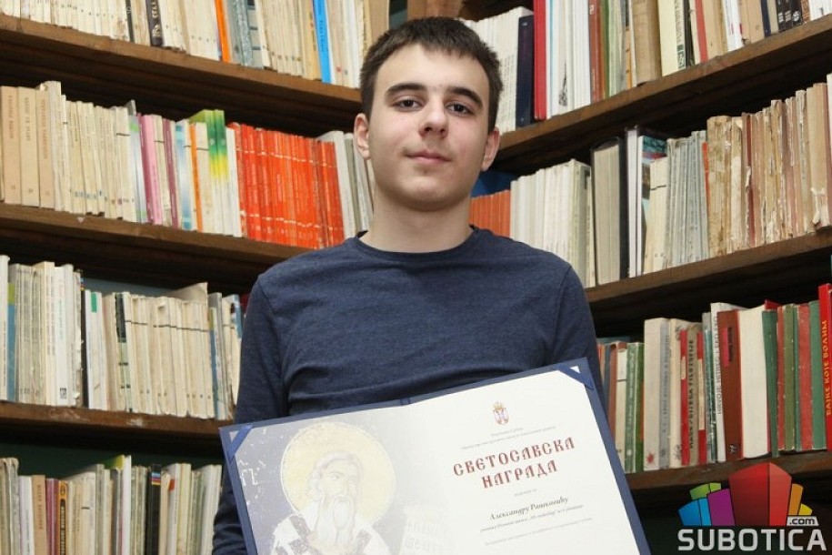 Aleksandar Rašković, dobitnik Svetosavske nagrade