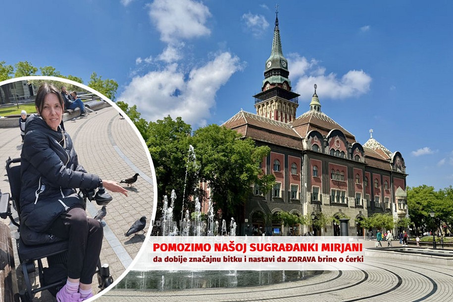 Pomozimo Mirjani da na svojim nogama zagrli svoju kćer