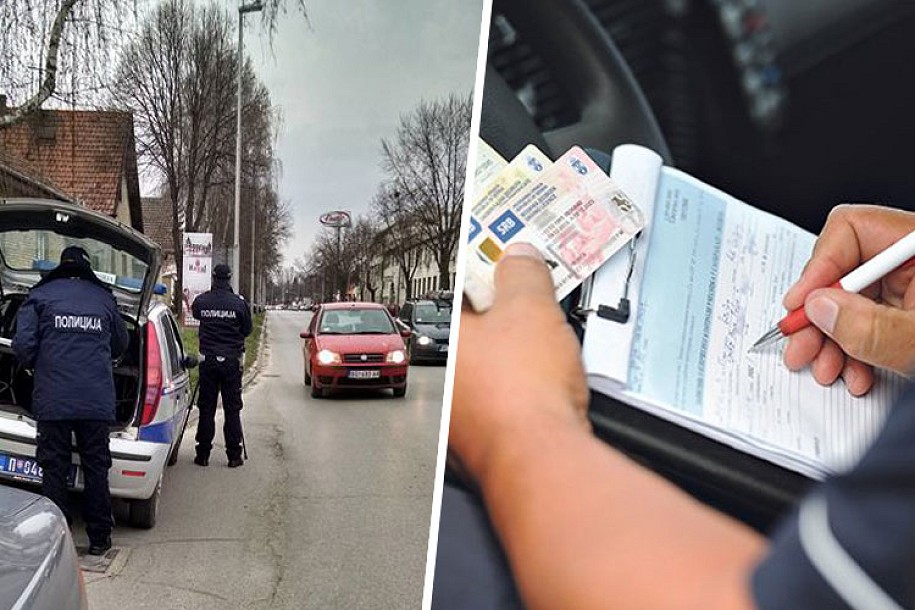 Policija sankcionisala četvoricu muškaraca zbog vožnje pod dejstvom psihoaktivnih supstanci