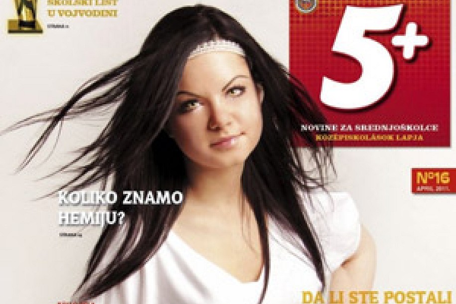 Pet plus je najbolji školski list u Vojvodini