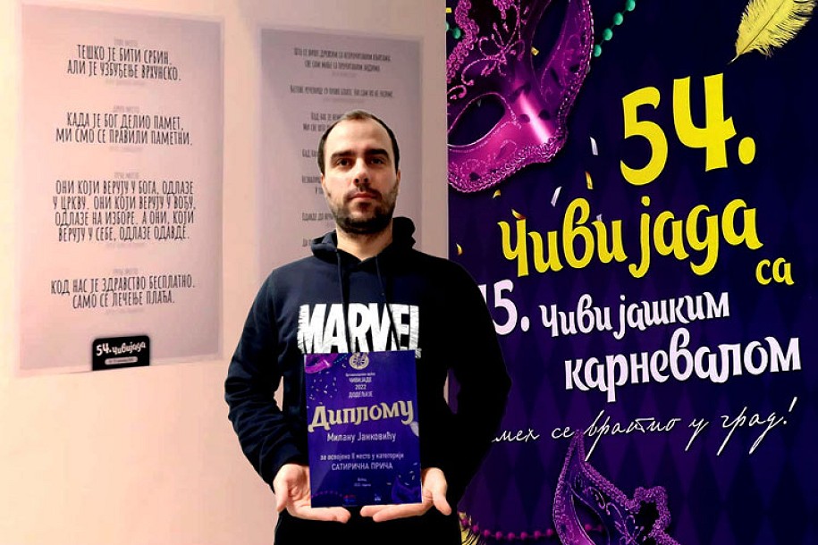"Nebeski narod" - satirična priča našeg sugrađanina nagrađena na konkursu šabačke "Čivijade"