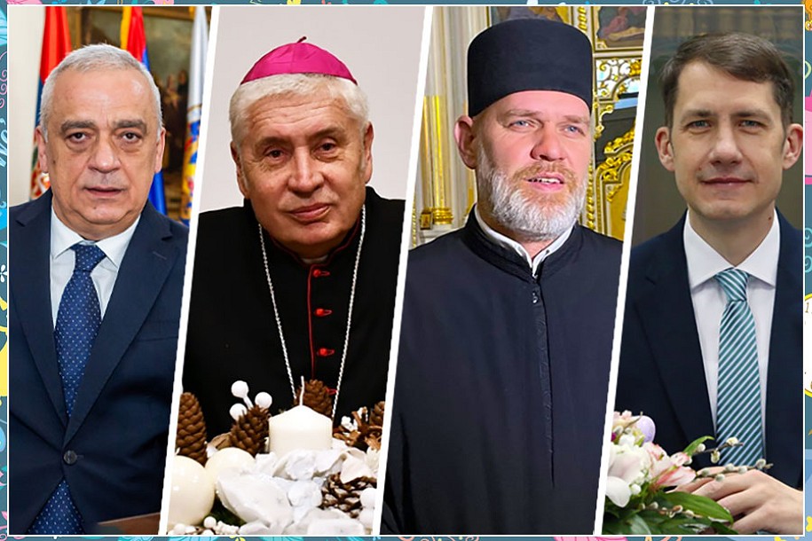 Vaskršnje čestitke gradskih i crkvenih zvaničnika
