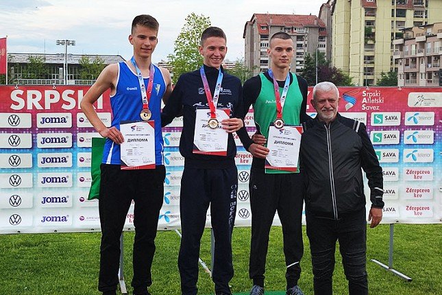 Atletika: Dva "srednjeprugaša" Spartaka osvojila tri medalje u četiri najelitnije discipline