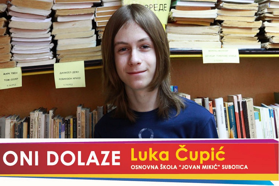 Oni dolaze: Luka Čupić, đak generacije OŠ "Jovan Mikić"