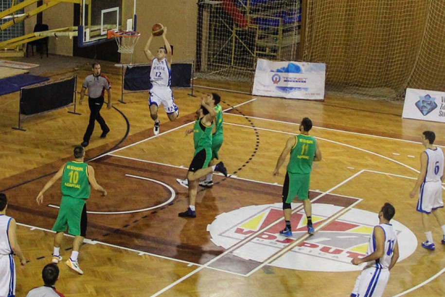 Pobeda košarkaša Spartaka protiv ekipe Kolubare (72:63)