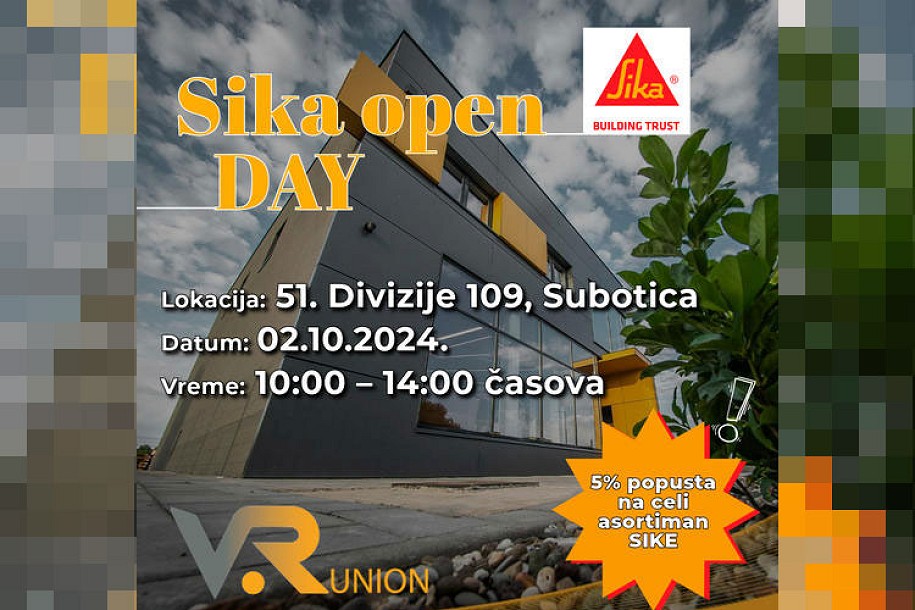 "Sika open day" u sredu u kompaniji VR Union