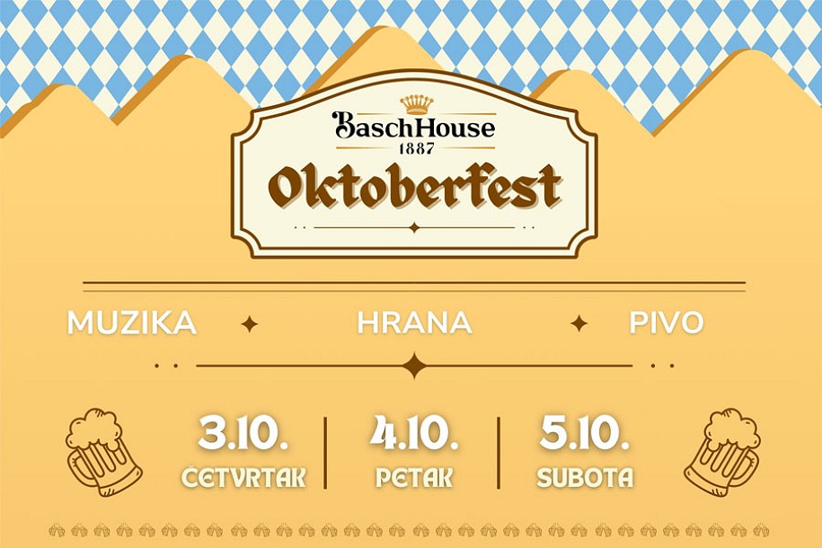 Oktoberfest u organizaciji "Basch House 1887" – Tri dana dobre zabave