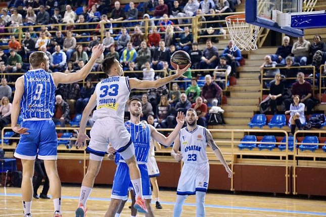 Košarka: Spartak siguran protiv Novog Pazara (99:84)