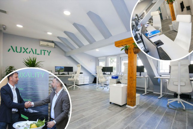 Otvorena kancelarija kompanije "Auxality"