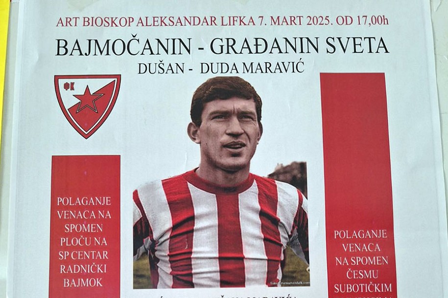 "Bajmočanin - građanin sveta" - polaganje venca i prigodan program u čast Dušana Dude Maravića