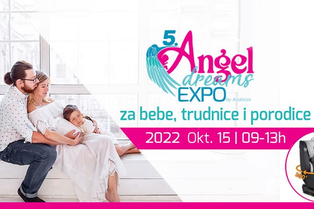 5. "Angel dreams" sajam za bebe, trudnice i porodice u subotu, 15. oktobra