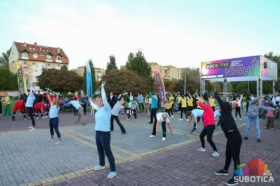 U parku Prozivka održana "Be Active noć" - sport pripada svima